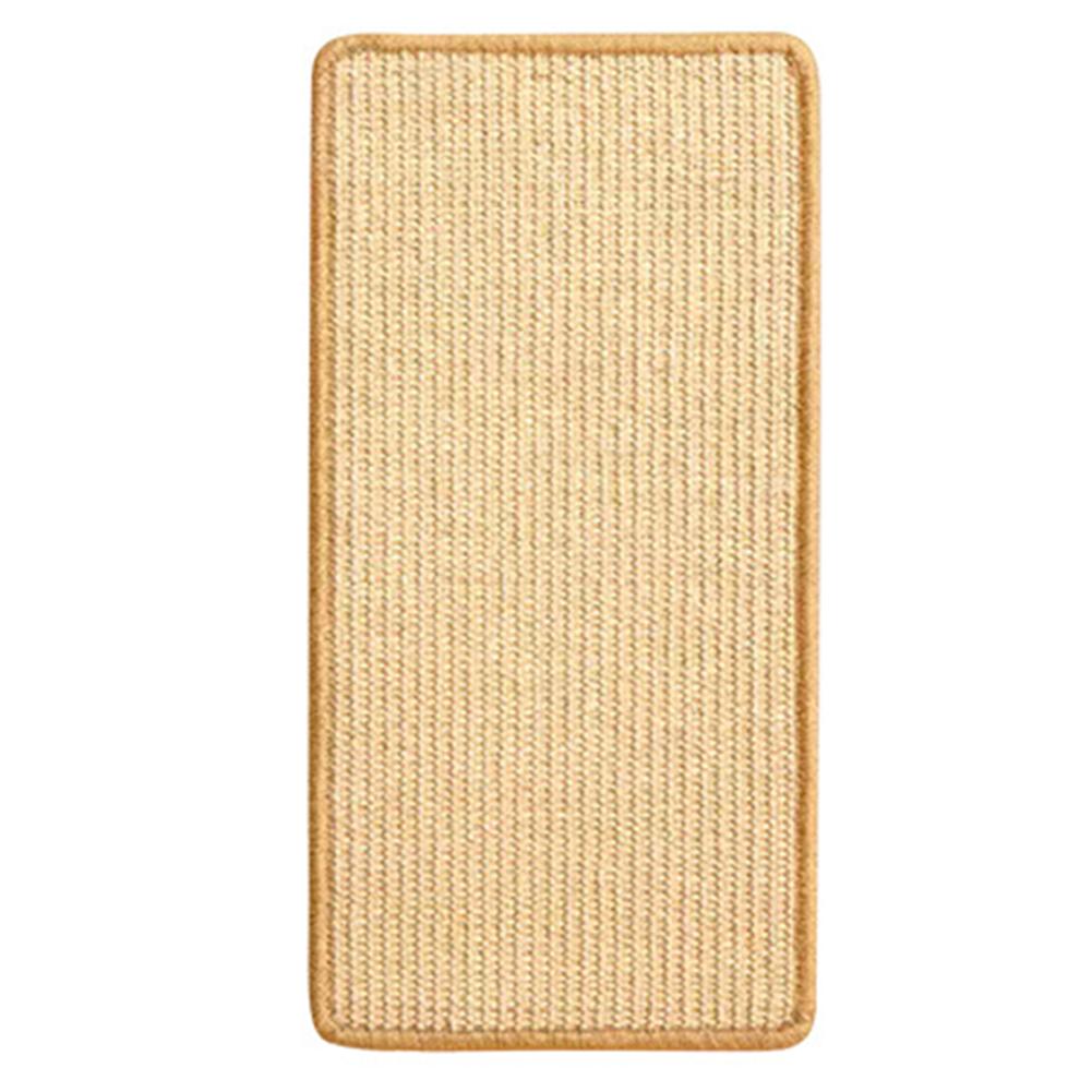 Cat Scratcher Mat with Sticky Tapes Sisal Fabric Cat Scratching Pad Cat Scratching Rug Wall Scratcher Protect Couch and Carpets