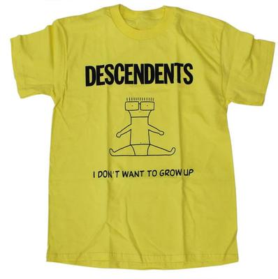 Футболка группы The Descendents I Don't Want To Grow Up Альбомная футболка SST Records Унисекс футболка