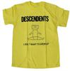Футболка группы The Descendents I Don't Want To Grow Up Альбомная футболка SST Records Унисекс футболка