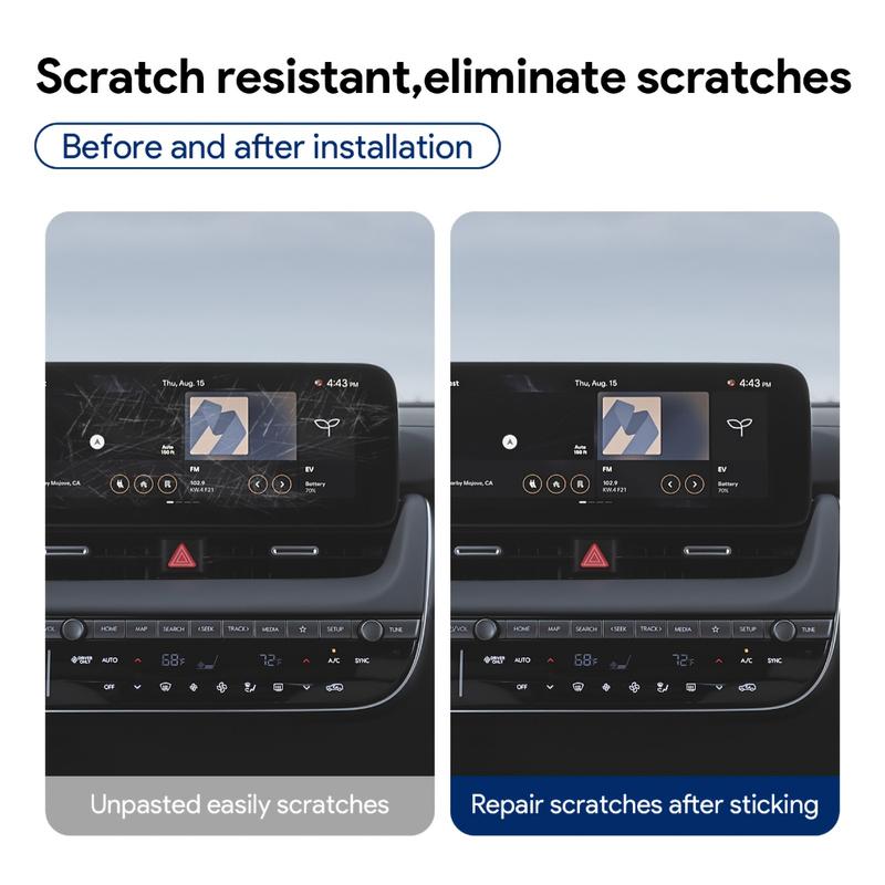 For Hyundai IONIQ 5 -2024 TPU Film For Navigational trument Console Scratch Resistance Car Interior Protective Film
