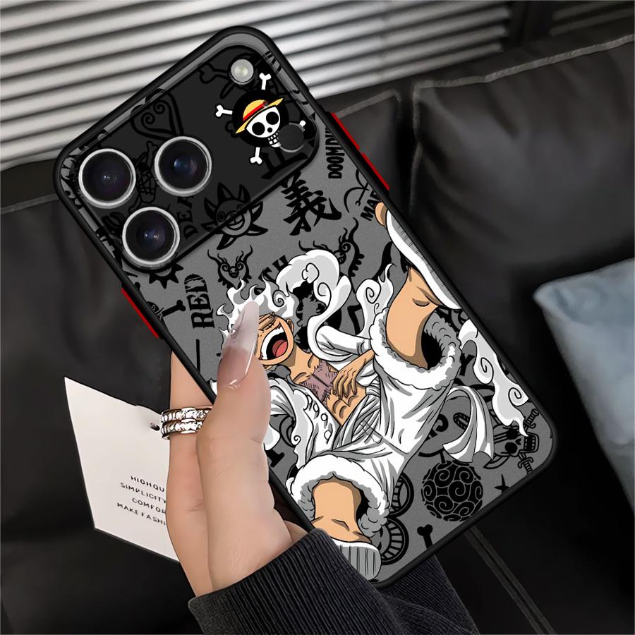 Чехол для iPhone 17 Pro Max 14 16 Plus 13 Mini 7 8 SE 12 15 11 XS XR Air Funda с принтом Аниме Ван Пис Задняя крышка телефона