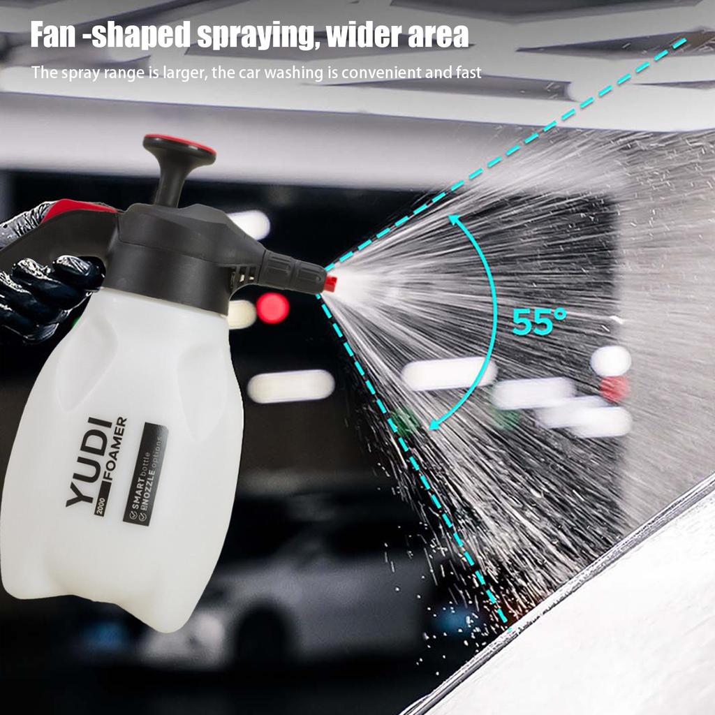2 л Автомобильный пеногенератор Высокого давления Многоцелевой Портативный Мойка Автомобилей Ручной Насос Под Давлением Пенообразующая Лейка для Сада Двора