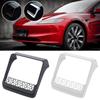 For Tesla Highland ABS Rear Screen Cover Protector Back Interior Vent Cover Frame Accessories Trim Air Protective B0P6
