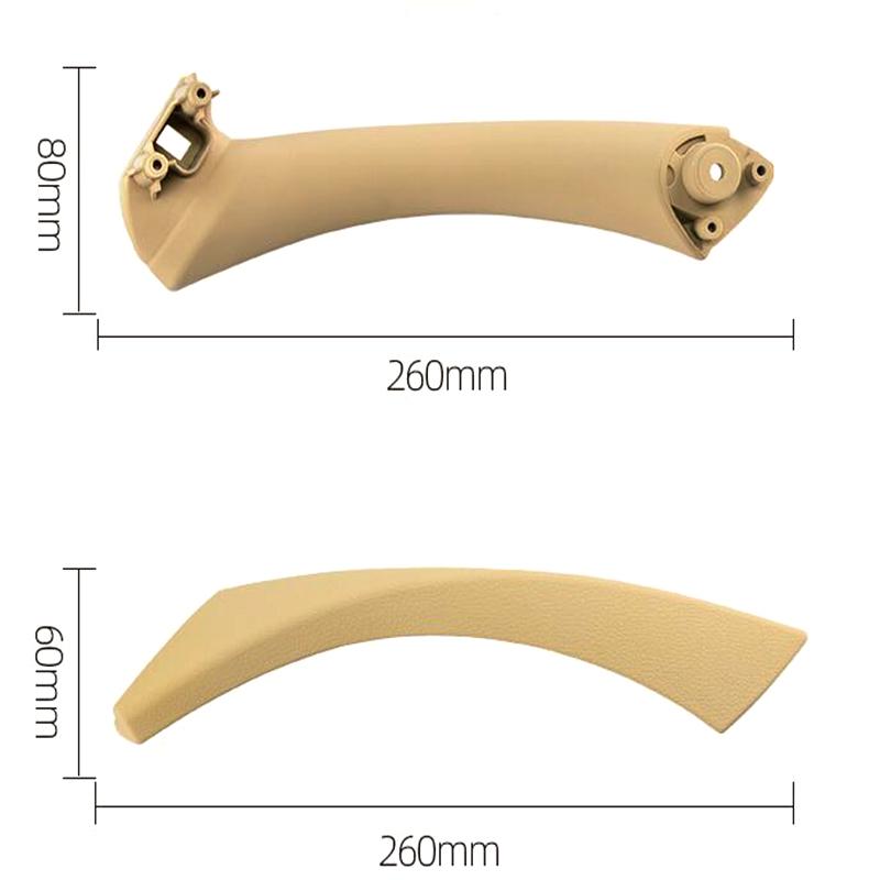 Серый, бежевый, черный, левый и правый салон автомобиля, внутренняя ручка подлокотника двери, панель, накладка для BMW 3 серии E90 E91 328 330 335