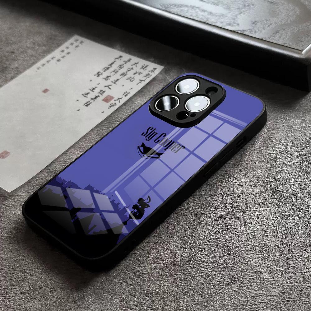 Sly Cooper Phone Case For iPhone 18 17 16 Pro Max 15 Plus 14 Pro 12 11 13 Mini X XR XS Max SE Glass Cover