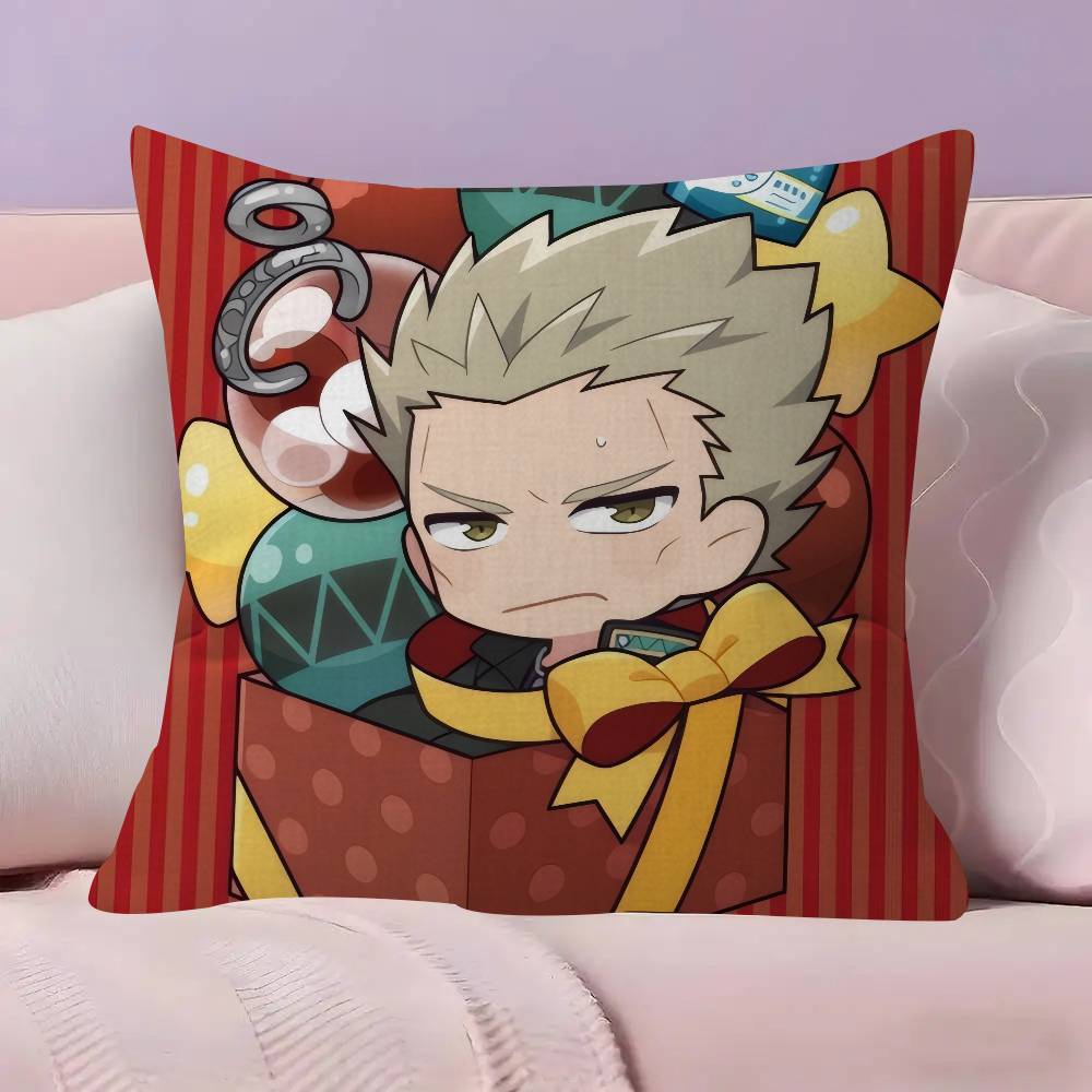 Japanese Anime Wind Breaker Pillow Cushion Cover Pillowcase Living Room Sofa Home Decor