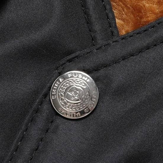 Мужской жилет, осень-зима, теплая плюшевая подкладка, ветрозащитный жилет без рукавов с v-образным вырезом, 6 карманов, застежка на пуговицы, повседневный однотонный мужской жилет, топ