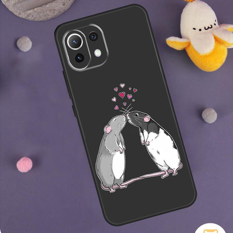 Милый Мультяшный Зверь Крыса Чехол Для Xiaomi 15T Pro 13T 14T 14 15 Ultra 17 Pro Max POCO F8 Pro F5 F6 F7 X5 X6 X7 Обложка
