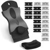 Single-Ended Spade Scraper (10 Plastic Blades, 10 Metal Blades, Safety Scraper) for Glass Stain Removal, Sticker/Label/Adhesive Removal, Stain Removal