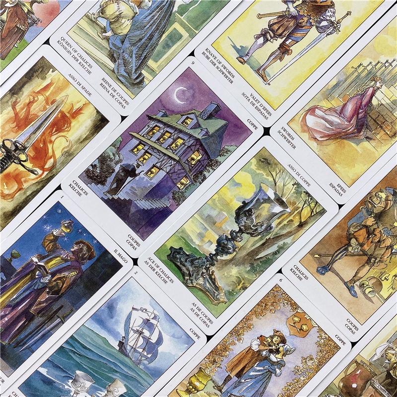 10.3*6cm Tarot of The Renaissance Cards Deck for Beginners Divination 78 Card Full Color
