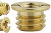 Threaded nut, adapter, reduction, 3/8" to 1/4" copper, 7.5 mm