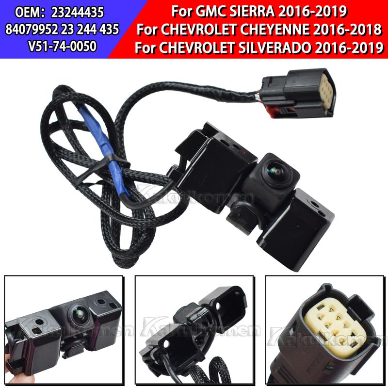 Vehicle Rear View Reverse Backup Parking Camera for 2016-2019 Chevrolet Silverado GMC Sierra 1500 2500 3500 23244435 84079952