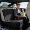 Car Back Seat Pet Cushion Waterproof Dog Seat Cover Supplies Double Zipper Waterproof Adjustable Strap Back Seat Pet Cover