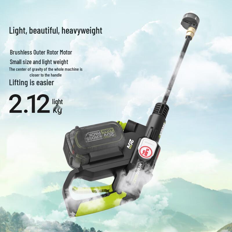 WORX 20V Бесщеточная аккумуляторная мойка высокого давления WU633 Штепсель CN (адаптер в комплекте)