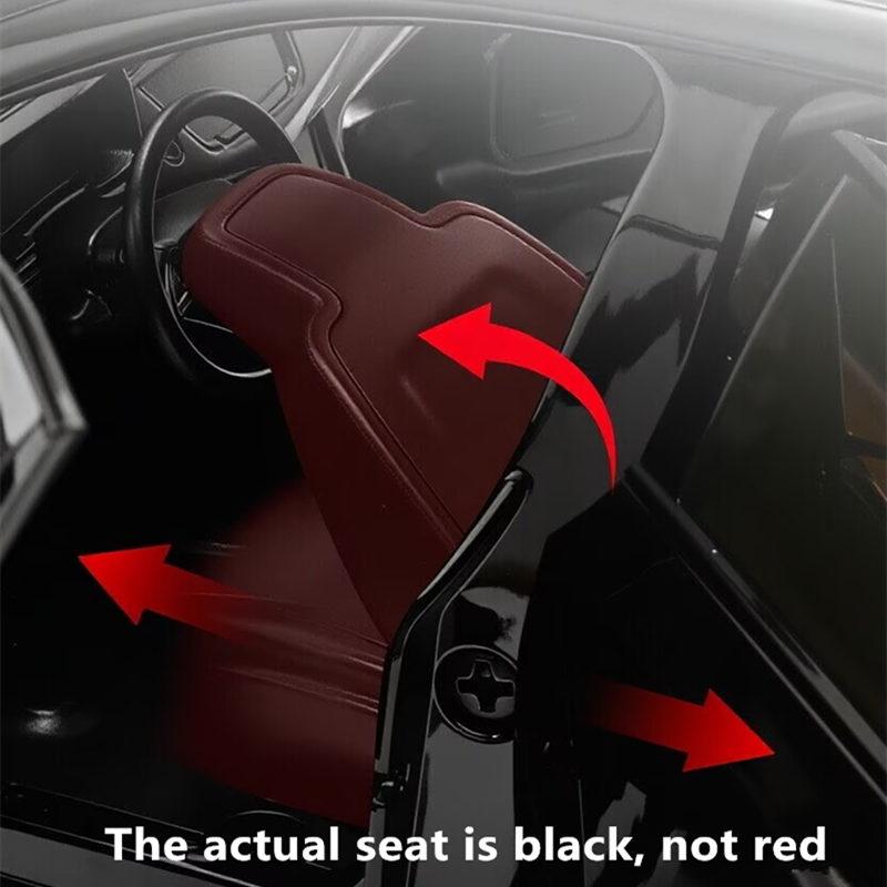 AABHU1 1:24 Cadillac XT6 SUV Alloy Car Model Diecast Metal Off-road Vehicles Car Model Sound and Light Simulation Collection Decoration