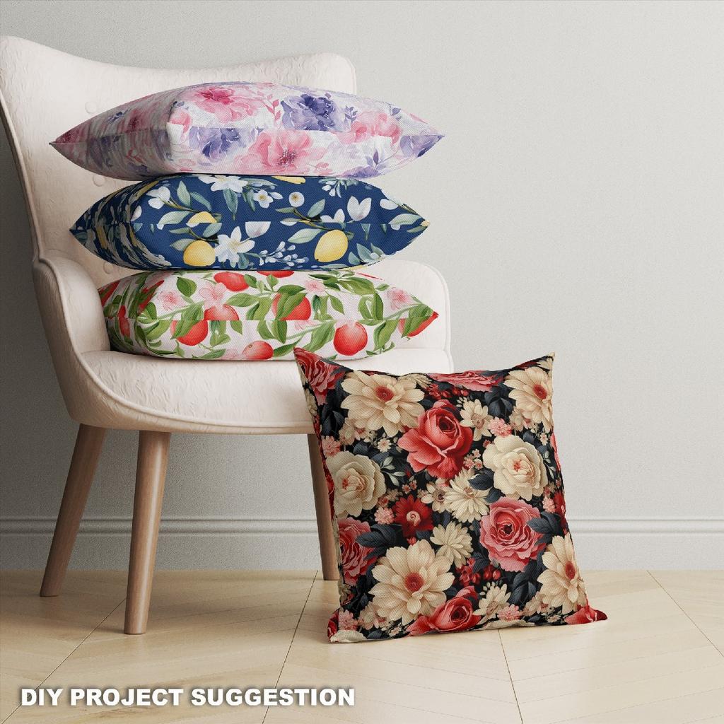 Outdoor Dekostoffe Oxford - Motiv Blumen I Dx5465