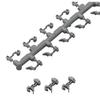 KATO N Gauge Coupler N Gray, 20 Pieces, 11-707, Model Railroad Supplies