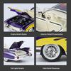 VEO2 1/24 Scale Cadillac Painted Version Alloy Car Model Simulation Sound and Light Door Can Be Opened Children's Gifts Boy Toys