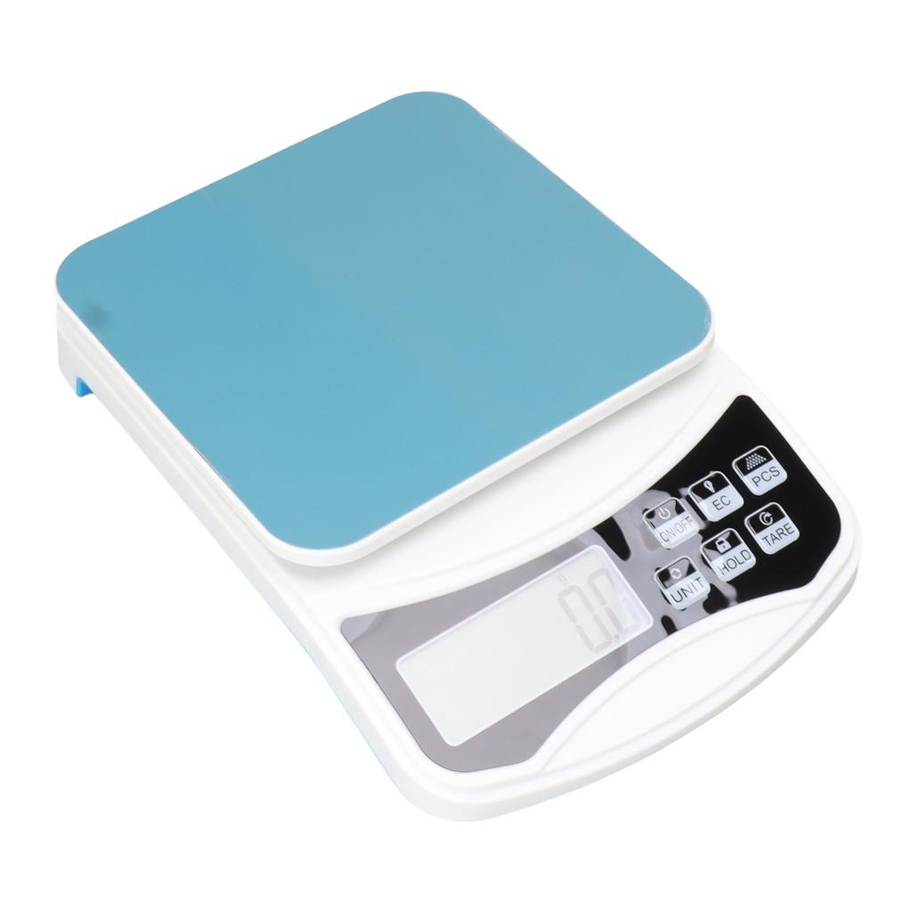 White Electric Kitchen Food Baking Scale 0.1g High Accuracy ABS Electronic Flat Food Weighing Scale