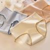 Women's Pure Cotton Underwear All Cotton Antibacterial Crotch Mid Waist Briefs Breathable Triangle Panties