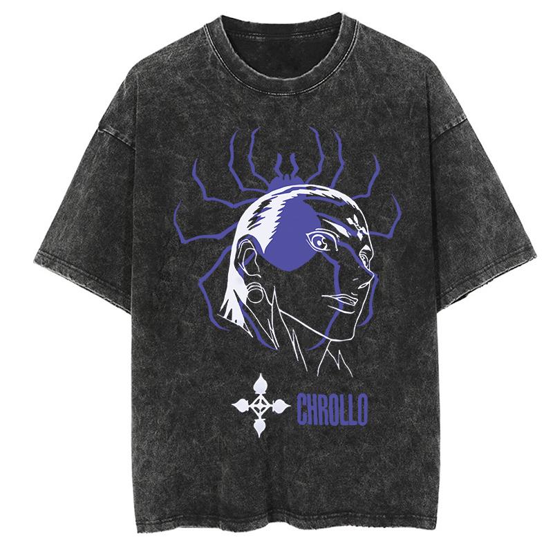 Graphic Vintage Acid Wash Cotton Tees for Men Women Casual Oversized TShirt Summer Workout Fitness Short Sleeve Tops Streetwear