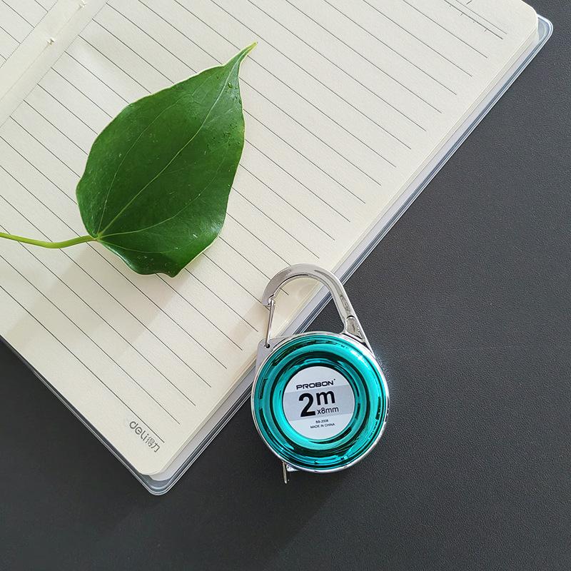 Mini Keychain Tape Measure 2m Small Steel Ruler Multipurpose Gift Ruler Compact Measuring Tool For Home & Office