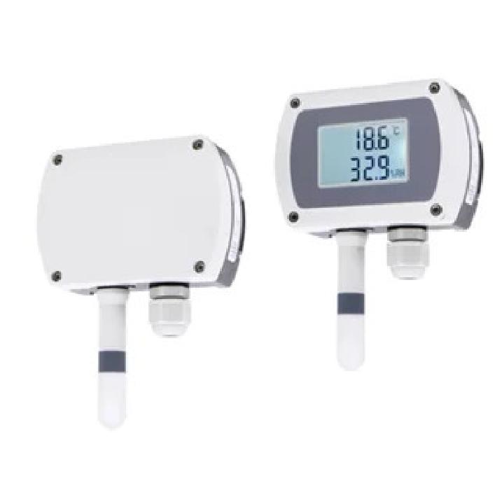 4-20mA RS485 Modbus wall-mounted temperature and humidity transmitter Sensor with display track installation