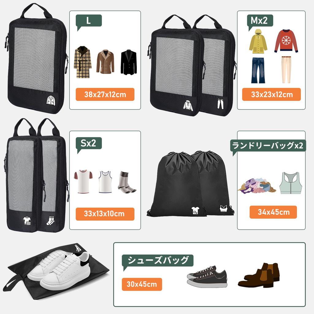 Samfolk Travel Дорожный компрессионный мешок Ashuk Компрессионная упаковка Дорожный удобный дорожный мешочек для одежды Большой водонепроницаемый дорожный мешочек Нижнее белье Кулиска