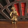 Статуя коленопреклоненной обнаженной женщины Фигурки коленопреклоненных женщин Обнаженный латунный орнамент Для дома На книжную полку Декор спальни