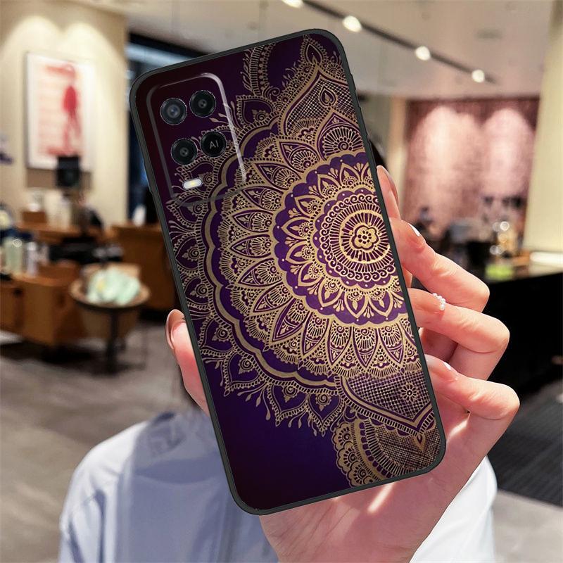 Чехол-мандала для Oppo A94 A54 A40 A60 A80 A98 A78 A18 A38 A58 A16 A76 A96 A17 A77 A74 A57S A15