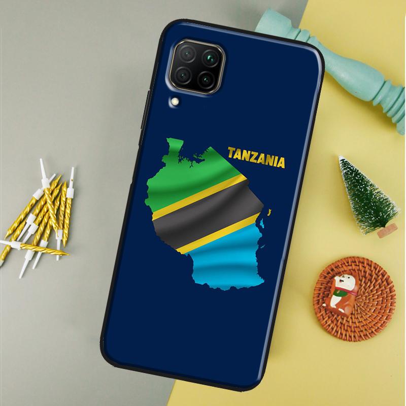 Tanzania National Flag For Huawei P60 Pro P30 P40 Lite Nova 10 9 SE 7i 8i 11i 12i 12s Y90 Y60 Y70 Y72 Y61 Y91 Case