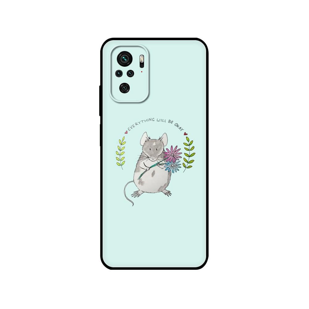 Черный чехол из ТПУ для Samsung Galaxy A12 A22 A32 A42 A52 A72 4g 5g S21 PLUS Ultra задняя крышка Мышь Крыса