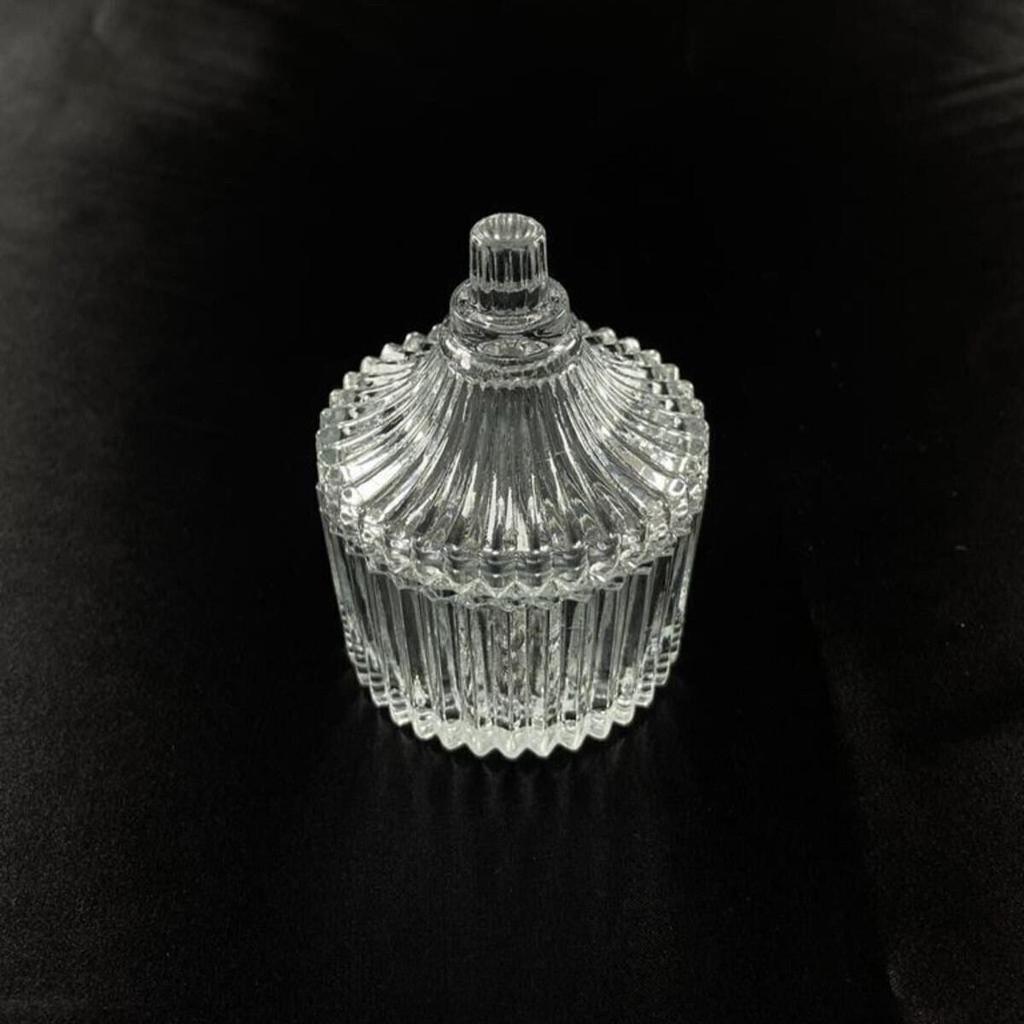 2 шт. Стеклянная крышка сахарница Домашняя кухонная стеклянная миска