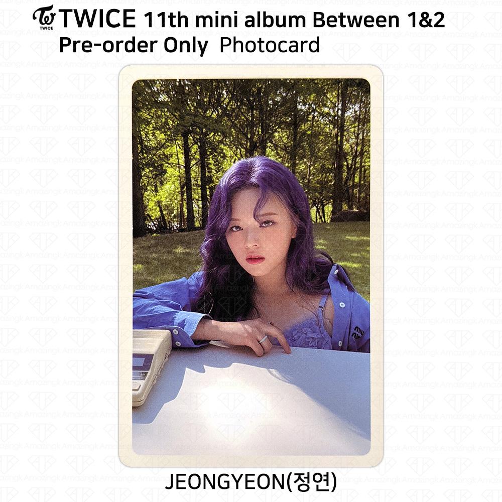 Twice 11-й мини-альбом между 1 и 2 Чонён Фотокарточка Открытка Polaroid POB