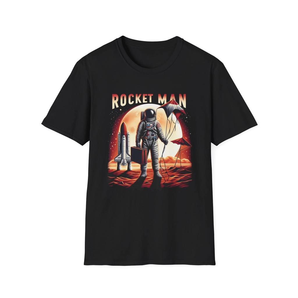 Rocket Man T-Shirt – Classic Rock Retro Tee
