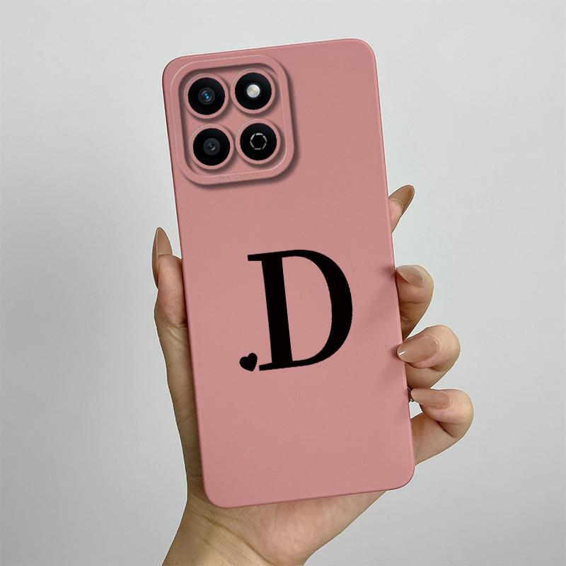 Чехол для Honor 200 Smart Case Защита объектива камеры Милые буквы Силиконовый противоударный чехол для телефона для Honor 200 Smart 5G Capa