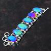 Rainbow Mystic Fire Labradorite Bracelet 925 Sterling Silver Bracelet Gemstone Jewelry Adjustable Chain Bracelet Handmade Jewelry For Gifts