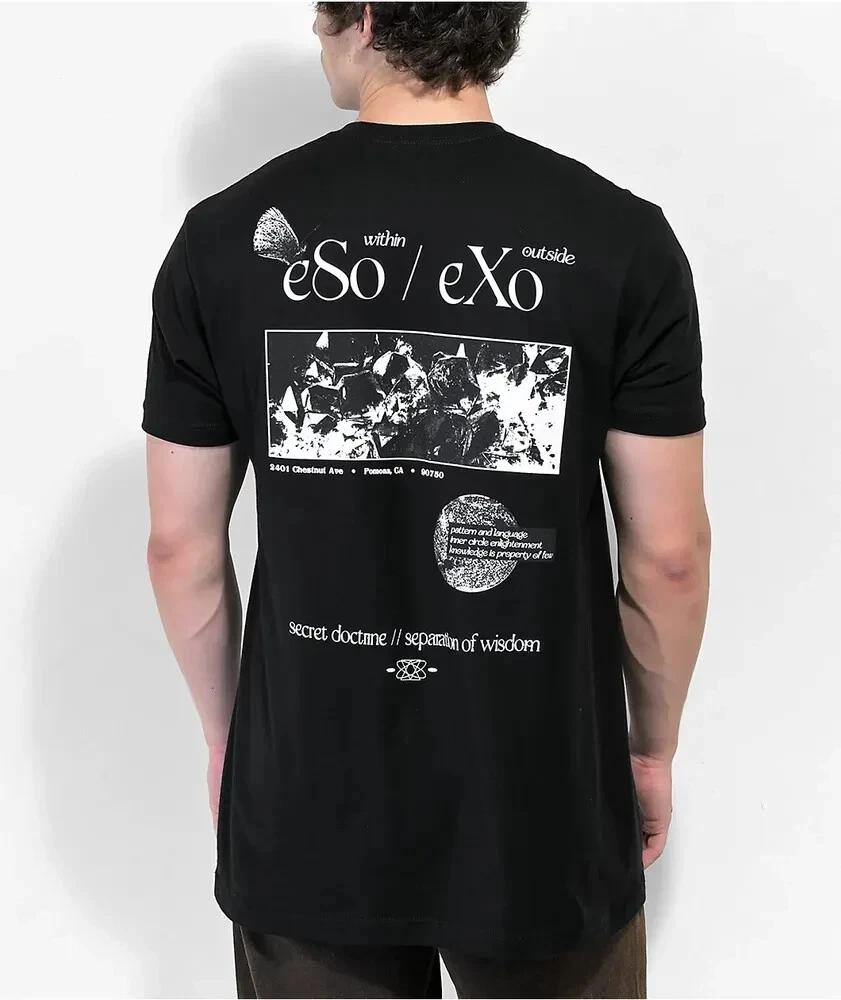 Мужская футболка Dravus Eso Exo Within Outside Secret Doctrine Черная с бирками Размер L