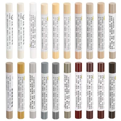 Uxcell Восковой карандаш для ремонта мебели, Стик для ремонта дерева, Маркер для мебели для дерева и ламината, Набор для ретуши из 20 штук, Царапины, Отверстия, Столы,