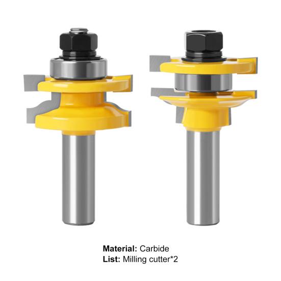 2 шт. 1/2 круглый хвостовик, фреза по дереву, быстрая скорость, длительный срок службы, высокая твердость, деревообрабатывающий резак, облицовка