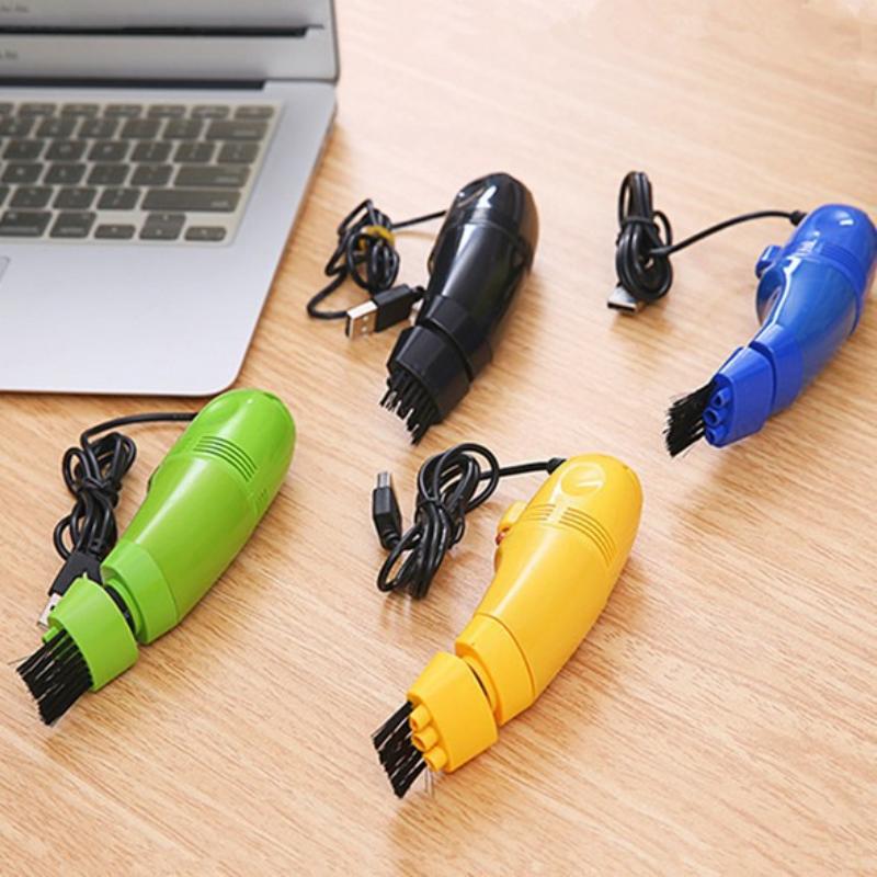 USB-пылесос для клавиатуры Компьютерный пылесос для клавиатуры Портативный мини-ручной набор для чистки пыли щеткой для ПК и ноутбука