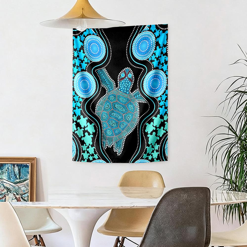 Australian Aboriginal Style Wall Decor Tapestry Art For Pet Memorial Birthdaywedding Party Backdrop Family Gift