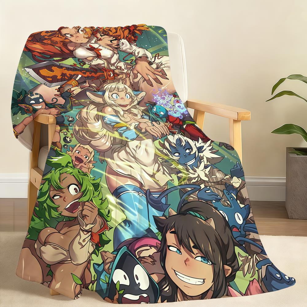 Classic Game D DOFUS ES play cycle system Blanket For Soft Throw Blanket for Picnic Bed Sofa Home Bedroom Cozy Warm Comfortable