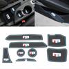 Anti-Slip Gate Slot Cup Mat for Chevrolet Camaro 2017 2018 2022 Door Groove Rubber Pads Car Interior