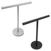 T Shape Towel Holder Stainless Steel Standing Hand Towel Rack with Heavy Base Jewelry Organizer for 