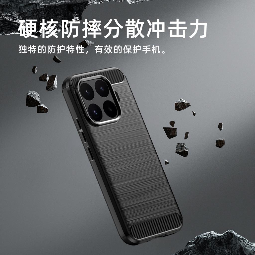 Подходит для чехла мобильного телефона Xiaomi Mi 11T Mi11T Pro защитный чехол Полностью закрывающий Redmi 1A шлифованное углеродное волокно противоударный утолщенный
