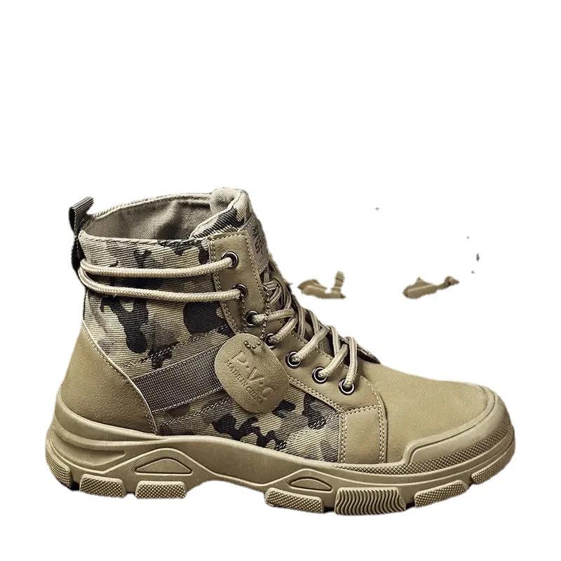 Высокие мужские ботинки FashionableBoots Outdoor Platform Desert Casual Comfortable Men's