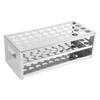 304 Stainless Steel Punch Plate Test Tube Rack 40 Holes Large Capacity Test Tube Holder