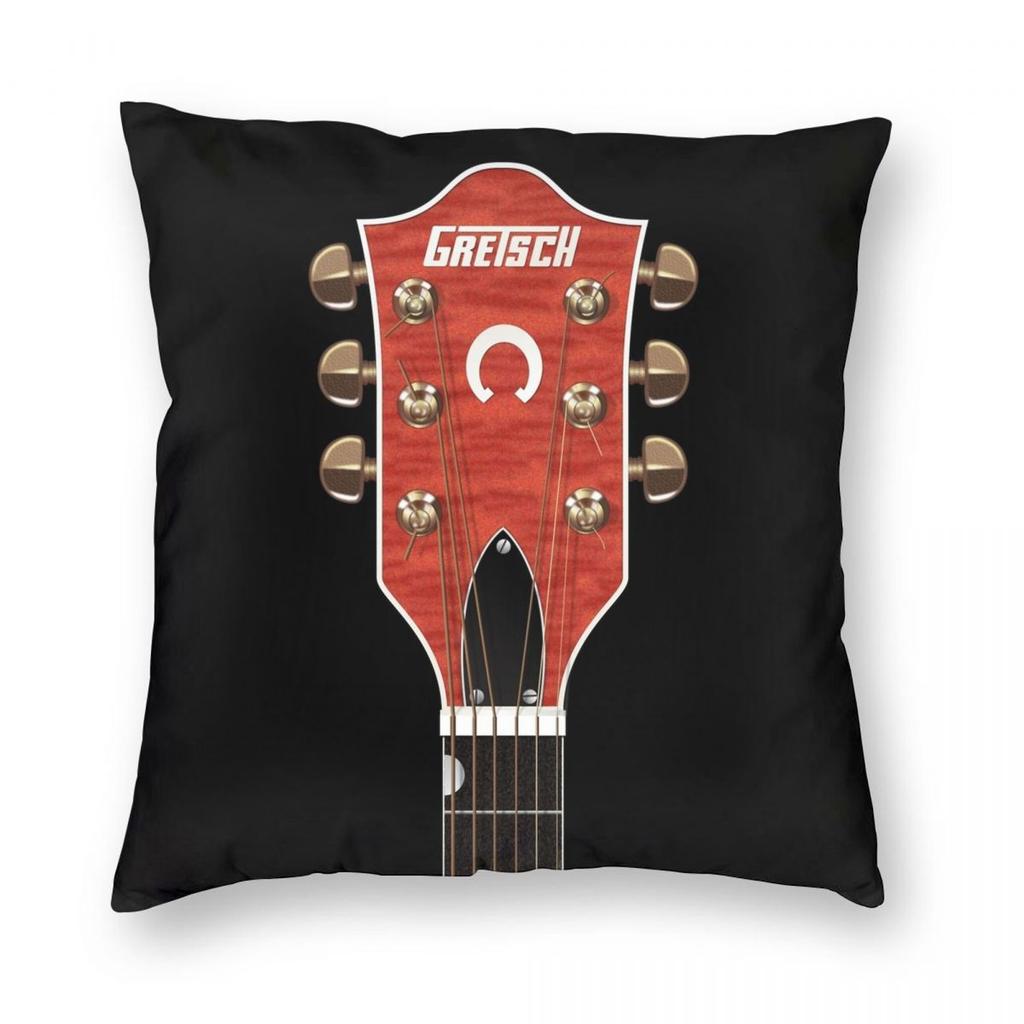 Наволочка для гитары Gretsch Полиэстер Лен Бархат Креативная Наволочка на молнии Подушка-сиденье для дивана