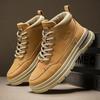 Модные мужские ботинки Высокие повседневные кроссовки Мужские дизайнерские Нескользящие ботильоны Уличные Ботинки на толстой подошве Мужские рабочие ботинки Новый стиль